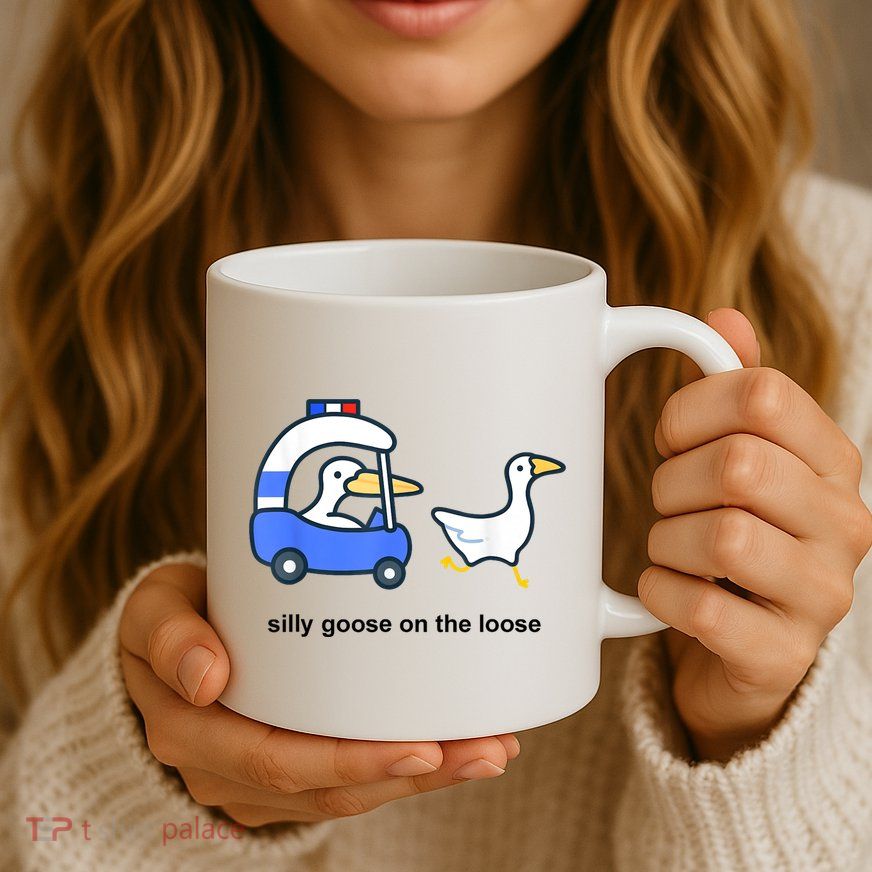 Silly Goose On The Loose Police Car And Duck Mug