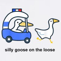 Silly Goose On The Loose Police Car And Duck Visor