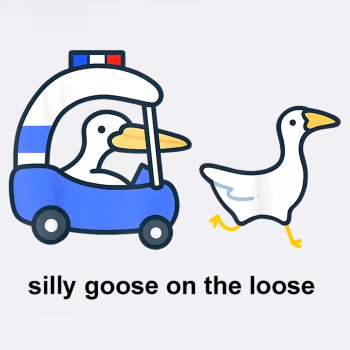 Silly Goose On The Loose Police Car And Duck Visor