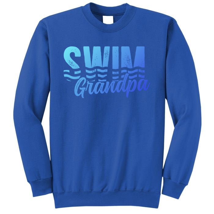 Swim Grandpa Of A Swimmer Grandfather Swimming Grandpa Gift Sweatshirt