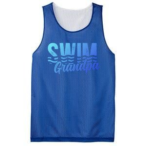 Swim Grandpa Of A Swimmer Grandfather Swimming Grandpa Gift Mesh Reversible Basketball Jersey Tank