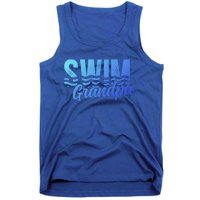 Swim Grandpa Of A Swimmer Grandfather Swimming Grandpa Gift Tank Top