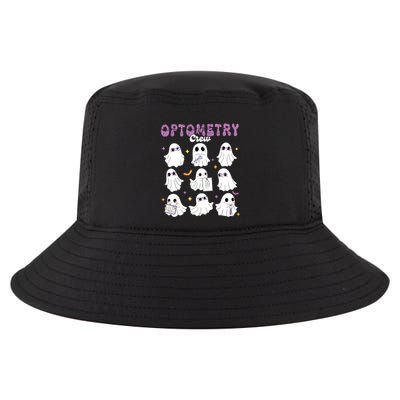 Spooky Ghost Optometry Crew Halloween Ophthalmic Optician Cool Comfort Performance Bucket Hat