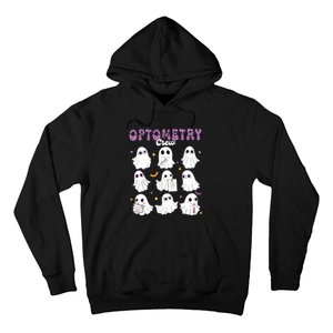 Spooky Ghost Optometry Crew Halloween Ophthalmic Optician Hoodie