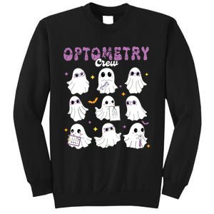 Spooky Ghost Optometry Crew Halloween Ophthalmic Optician Sweatshirt