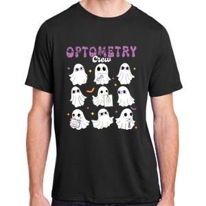 Spooky Ghost Optometry Crew Halloween Ophthalmic Optician Adult ChromaSoft Performance T-Shirt