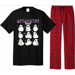 Spooky Ghost Optometry Crew Halloween Ophthalmic Optician Pajama Set