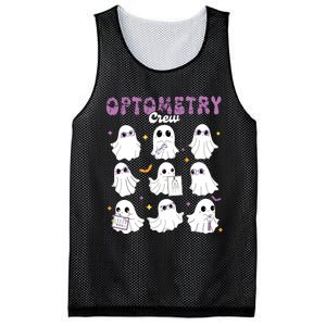 Spooky Ghost Optometry Crew Halloween Ophthalmic Optician Mesh Reversible Basketball Jersey Tank