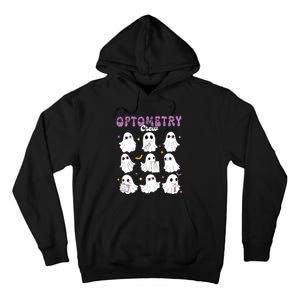 Spooky Ghost Optometry Crew Halloween Ophthalmic Optician Tall Hoodie