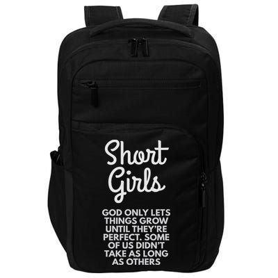 Short God Only Lets Things Grow Until They're Perfect Impact Tech Backpack