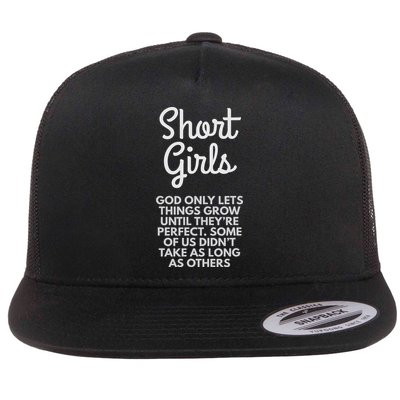 Short God Only Lets Things Grow Until They're Perfect Flatbill Hat