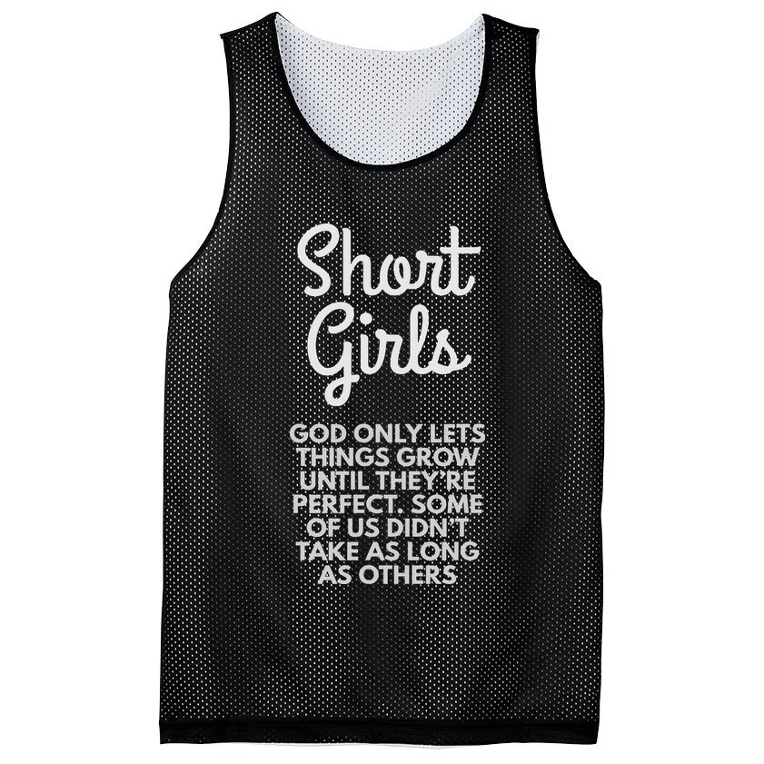 Short God Only Lets Things Grow Until They're Perfect Mesh Reversible Basketball Jersey Tank