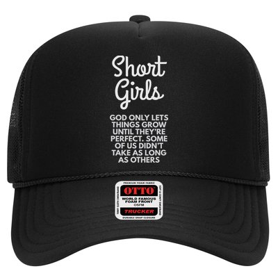 Short God Only Lets Things Grow Until They're Perfect Trucker Hat