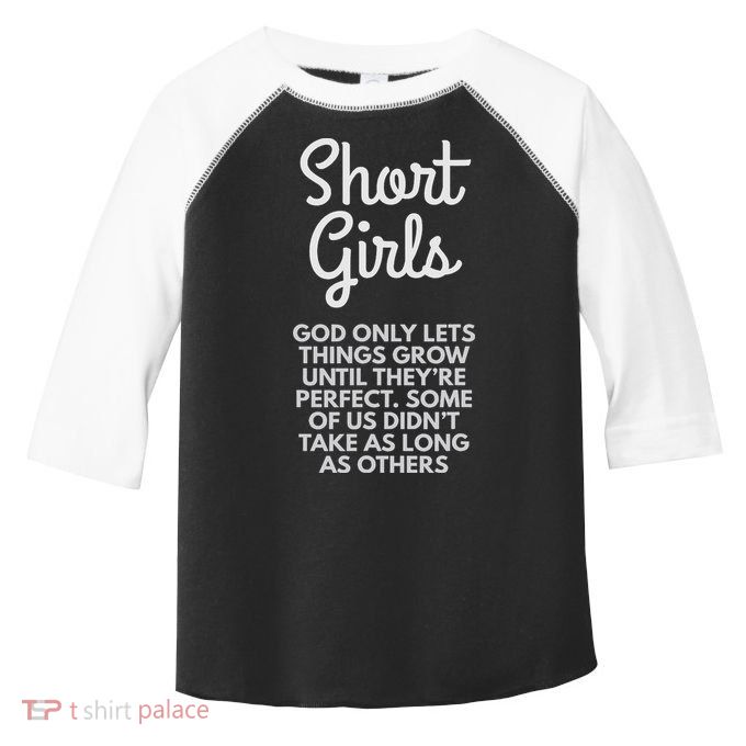 Short God Only Lets Things Grow Until They're Perfect Toddler Fine Jersey T-Shirt