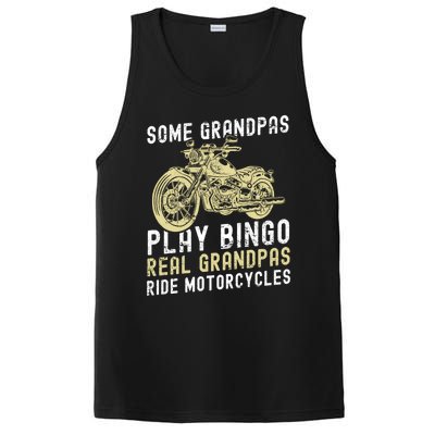 Some Grandpas Play Bingo Real Grandpas Ride Motorcycles Gift PosiCharge Competitor Tank