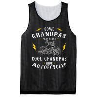 Some Grandpas Play Bingo Cool Grandpas Ride Motorcycles Mesh Reversible Basketball Jersey Tank