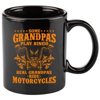Some Grandpas Play Bingo Real Grandpas Ride 11oz C Handle Ceramic Mug