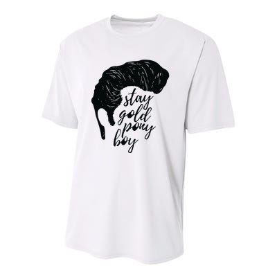 Stay Gold Ponyboy Youth Performance Sprint T-Shirt