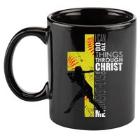 Softball Gifts Players N Christian Religious 11oz C Handle Ceramic Mug