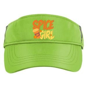 Spice Girl Pumpkin Coffee Lover Fall Adult Drive Performance Visor