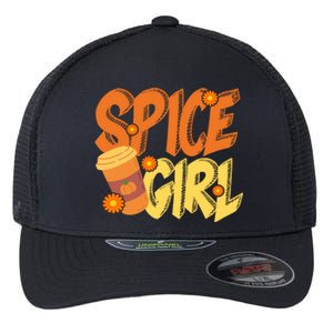 Spice Girl Pumpkin Coffee Lover Fall Flexfit Unipanel Trucker Cap