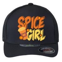 Spice Girl Pumpkin Coffee Lover Fall Flexfit Unipanel Trucker Cap