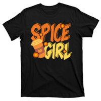 Spice Girl Pumpkin Coffee Lover Fall T-Shirt