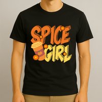 Spice Girl Pumpkin Coffee Lover Fall T-Shirt