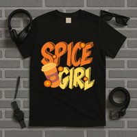 Spice Girl Pumpkin Coffee Lover Fall T-Shirt