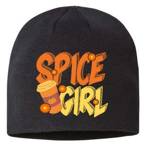 Spice Girl Pumpkin Coffee Lover Fall Sustainable Beanie