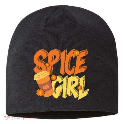 Spice Girl Pumpkin Coffee Lover Fall Sustainable Beanie