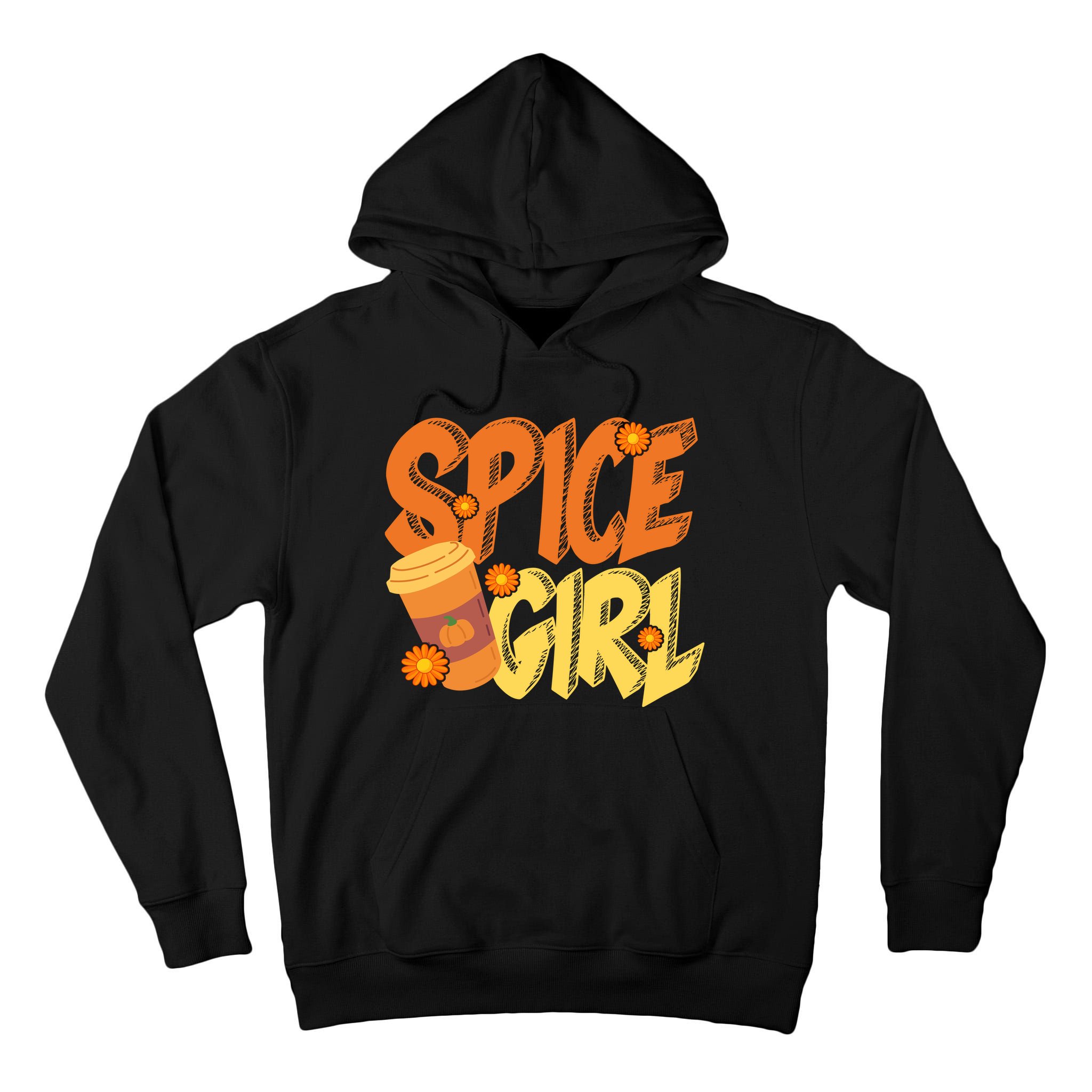 Spice Girl Pumpkin Coffee Lover Fall Tall Hoodie