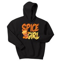 Spice Girl Pumpkin Coffee Lover Fall Kids Hoodie