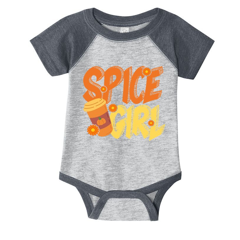 Spice Girl Pumpkin Coffee Lover Fall Infant Baby Jersey Bodysuit