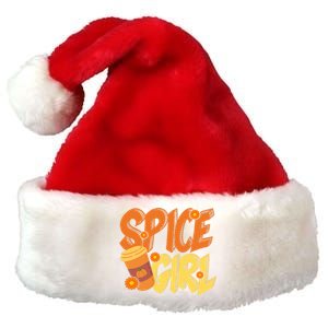 Spice Girl Pumpkin Coffee Lover Fall Premium Christmas Santa Hat