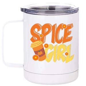 Spice Girl Pumpkin Coffee Lover Fall 12 oz Stainless Steel Tumbler Cup