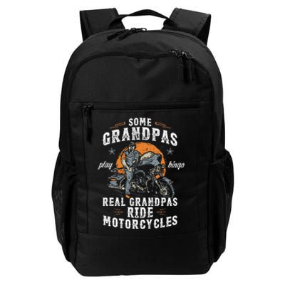 Some Grandpas Play Bingo Real Grandpas Ride Motorcycles Daily Commute Backpack