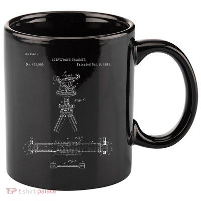 Surveying Gift Property Land Surveyor Tool 11oz C Handle Ceramic Mug
