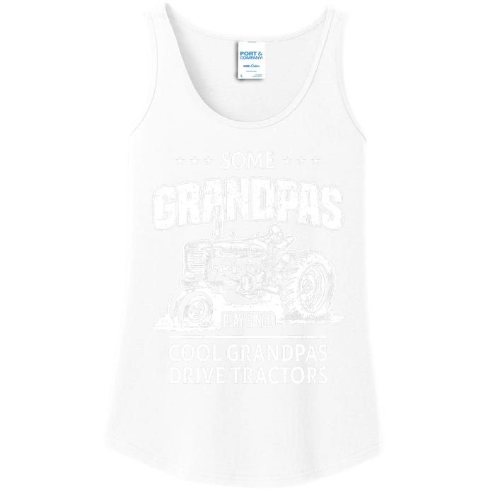 Some Grandpas Play Bingo Cool Grandpas Drive Tractors Farmer Ladies Essential Tank