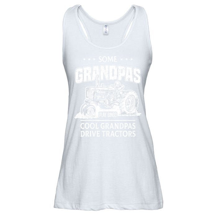 Some Grandpas Play Bingo Cool Grandpas Drive Tractors Farmer Ladies Essential Flowy Tank