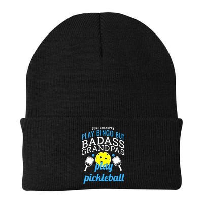 Some Grandpas Play Bingo But Badass Grandpas Play Pickleball Beanie