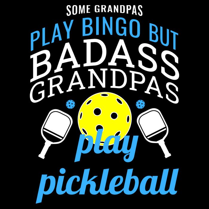 Some Grandpas Play Bingo But Badass Grandpas Play Pickleball 16 in Basic Backpack