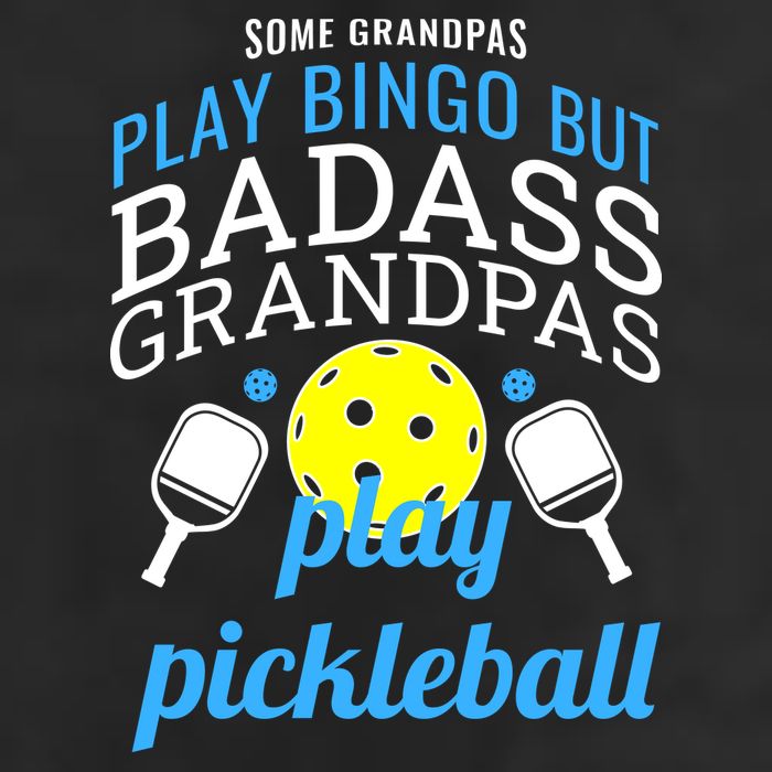 Some Grandpas Play Bingo But Badass Grandpas Play Pickleball 25L Jumbo Tote