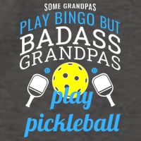 Some Grandpas Play Bingo But Badass Grandpas Play Pickleball Vector Backpack