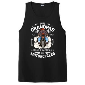 Some Grandpas Play Bingo Real Grandpas Ride Motorcycles Meaningful Gift PosiCharge Competitor Tank