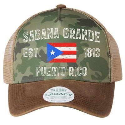 Sabana Grande Puerto Rico Est 1813 Legacy Tie Dye Trucker Hat