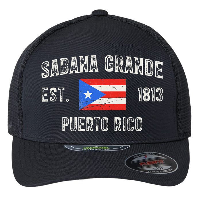 Sabana Grande Puerto Rico Est 1813 Flexfit Unipanel Trucker Cap