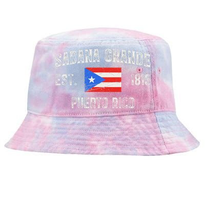 Sabana Grande Puerto Rico Est 1813 Tie-Dyed Bucket Hat