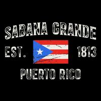 Sabana Grande Puerto Rico Est 1813 Puerto Rico Cooling Performance Crew T-Shirt