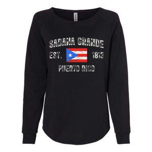 Sabana Grande Puerto Rico Est 1813 Puerto Rico Womens California Wash Sweatshirt